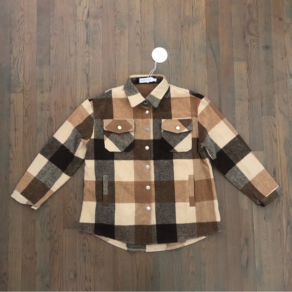 Petal & Pup Jackets & Blazers - Petal & Pup ADKIN JACKET - BROWN